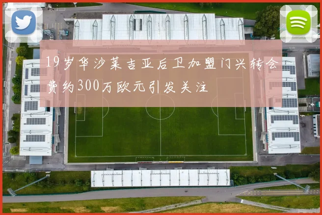 19岁华沙莱吉亚后卫加盟门兴转会费约300万欧元引发关注